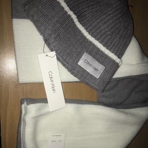 Calvin Klein Hat and Scarf